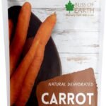 Bliss of Earth Carrot Powder All Natural Dehydrated, Pure, Freshly Ground, and Delicious Great for Juice, Cooking, Soup, Baking & Skin 100gm
