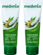 Medimix Essential Herbs Ayurvedic Face Wash 50ml (Pack of 2) Humarabazar - Fast UK Delivery