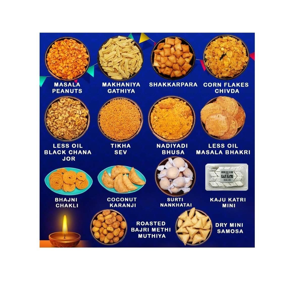 uk71LkIXal63L-1.jpg Neelam Foodland Diwali Sweets and Snacks Food Gift Box Hamper -2700 Grams - Fast UK Delivery - Image 1