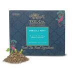 TGL Co. The Good Life Company Miracle Mint Tisane Herbal Infusion Herbal Tea (15 Tea Bags + 1 Exotic Sample),32 Grams - Fast UK Delivery