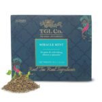 TGL Co. The Good Life Company Miracle Mint Tisane Herbal Infusion Herbal Tea (15 Tea Bags + 1 Exotic Sample),32 Grams - Fast UK Delivery