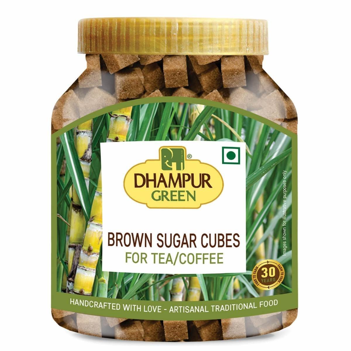 uk71MFNLZ21NL-1.jpg Dhampure Speciality Brown Sugar Cubes | Rough Cut Sugar Cubes, 800G | Sugar Cubes For Tea And Coffee | Sulphurless | No Chemicals - Fast UK Delivery - Image 1