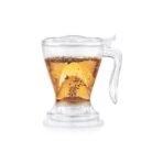 Dancing Leaf Elegante Tea Maker with in-Built Infuser | BPA - Free Material (Tritan) | Bottom Dispensing System | Anti - Drip Technology | Coaster Included | Capacity 550ml - Fast Shipping to USA & Canada