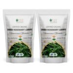 Bliss of Earth Dried Rosemary Leaves Certified Organic Great for Tea, Cooking, Hair & Memory 2x50GM - Fast UK Delivery