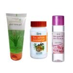 PATANJALI Alovera gel 150 ml, Divya kanti lep 50 gm, Divya Gulab Jal 120 ml - Fast UK Delivery