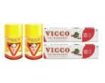Vicco Vajradanti Powder-100g(Pack of 2) plus 200g Paste (Pack of 2) - Fast UK Delivery