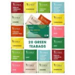 Teabox Darjeeling Green Tea Sampler Bags 20 Tea Bags (2pcs X 10 flavors) | 100% Natural | 0% Bitterness | Immunity Boosting Sampler Pack | From The Himalayas - Fast UK Delivery