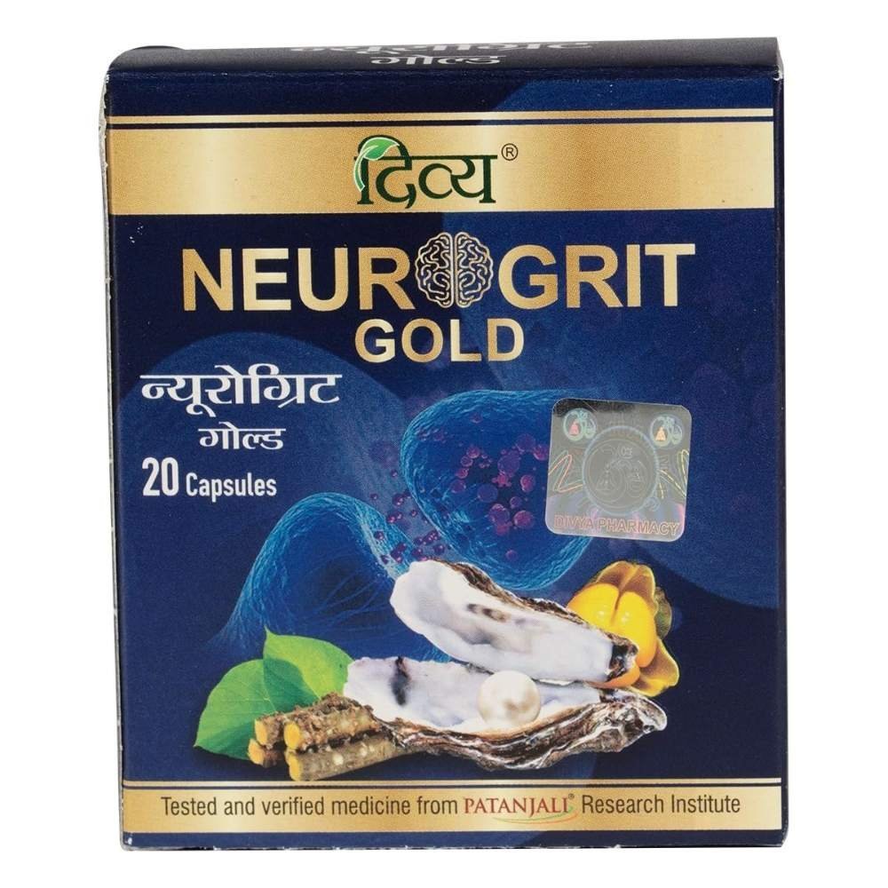 uk71OFBG7BCyL.jpg Patanjali DIVYA NEUROGRIT GOLD 20 N capsules 13 GM - Fast UK Delivery - Image 1