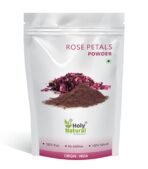 Holy Natural Rose Petals Powder (100gm), Gulab Patti Powder for Face Pack, Skin Glow, Fairness, Body Wash, Dark Sport, Tanning.