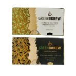 Greenbrrew Instant Green Coffee (Natural Flavor, 40gm + Strong Flavor, 60gm) - 20 Sachets Each - Fast Shipping to USA & Canada