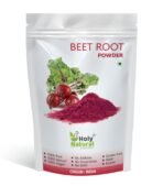 Holy Natural Beet Root Powder - 100 Gm | Rich in Vitamins & Minerals | Make it Smoothies, Juice, candy, Cakes | Also use in Cosmetic products - Fast UK Delivery