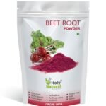 Holy Natural Beet Root Powder - 100 Gm | Rich in Vitamins & Minerals | Make it Smoothies, Juice, candy, Cakes | Also use in Cosmetic products - Fast UK Delivery