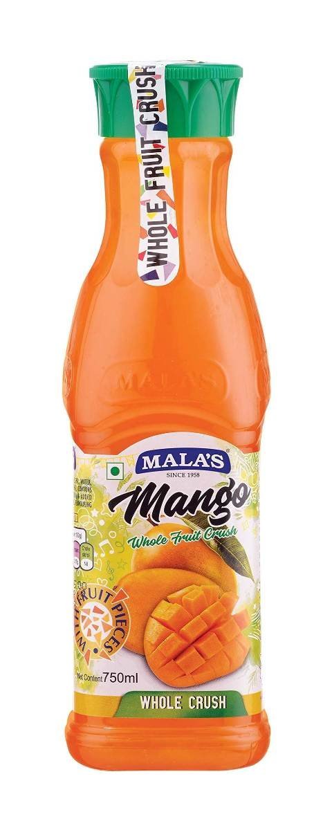 uk71QhpS7ebkL-1.jpg Mala's, Whole Crush, Mango, 750 millilitre - Fast UK Delivery - Image 1
