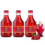 Dhampurgreen Grenadine Pomegranate Mocktail, 900Ml (3 X 300Ml) | Mocktail Syrup, Bar Mocktails, Cocktails Syrup - Fast UK Delivery