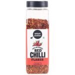 Urban Platter Dried Red Chilli Flakes Shaker Jar, 300g - Fast UK Delivery