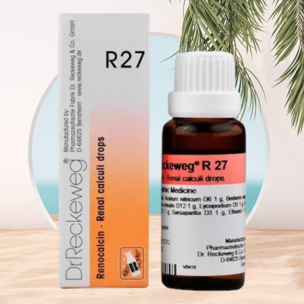 uk71RzcfDlILL-1.jpg Dr Reckeweg R27 Homeopathic Medicine Renocalcin - 22ml Original_Imported - Fast UK Delivery - Image 1