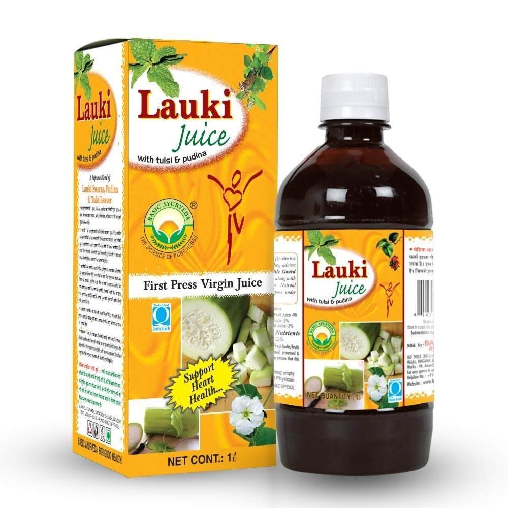 uk71SIcLF6bIL-1.jpg Basic Ayurveda Lauki Juice With Tulsi Pudina 1L Improve Nervous Disorder | Effective in Constipation | Improve Hair Health | Reduce Hypertension - Fast UK Delivery - Image 1