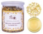 The Indian Chai Organic Chamomile Tea - 50Grams | Helps With Sleep & Improves Sleep Quality | Caffeine Free | Herbal Tea | Natural Chamomile Flowers Tea - Fast UK Delivery