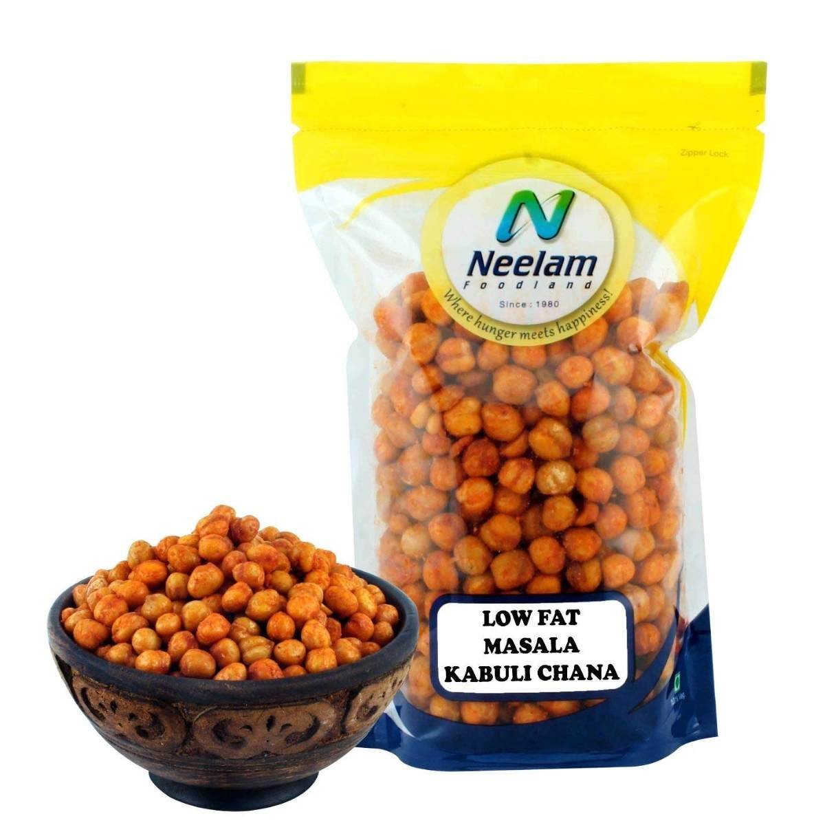 uk71SiA49QdCL-1.jpg Neelam Foodland Masala Kabuli Chana- Chickpeas (400G) - Fast UK Delivery - Image 1