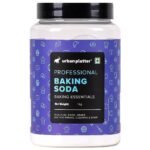 Urban Platter Baking Soda Jar, 1Kg [Food Grade Sodium Bicarbonate, Perfect for Baking / Cooking / Cleaning, Triple Refined] - Fast UK Delivery