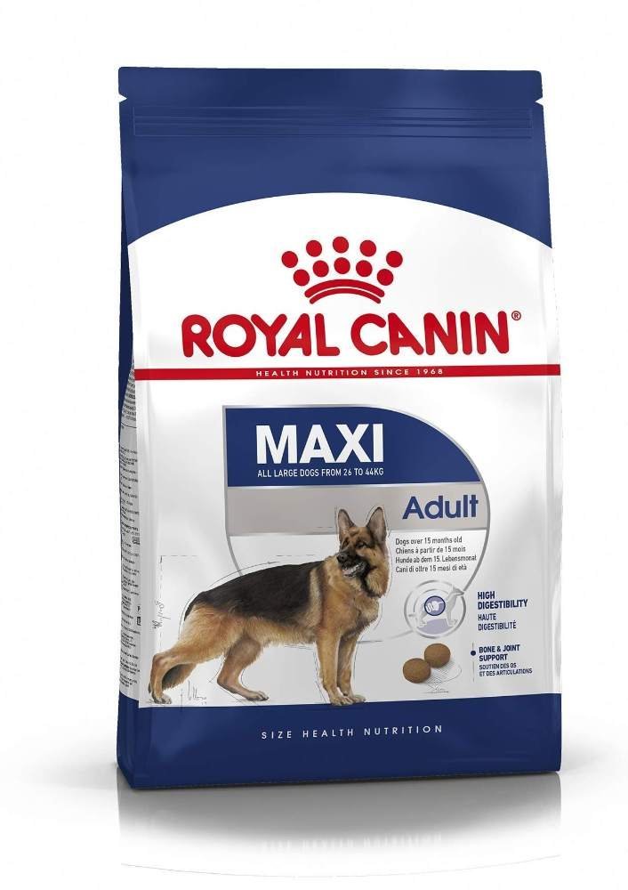 uk71Tc5Nn5f0L.jpg Royal Canin Pellet Dog Food Maxi Adult, Chicken flavour, 10 Kg (3182550774581) - Fast UK Delivery - Image 1