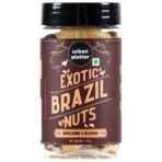 Urban Platter Brazil Nuts, 100g (Rich in Selenium | Superfood | Have 1 Daily) - Fast UK Delivery
