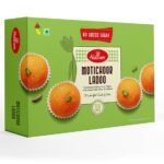 Haldiram's Motichoor Ladoo 400 gram | Laddu Sweets | Great Sweets Gift Pack | Premium Handcrafted Indian Mithai | Motichoor Bundi Ladu | Indian Sweets | Fresh Boondi Laddoos (No Added Sugar) - Fast UK Delivery