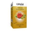 Girnar Green Tea Lemon & Honey (36 Tea Bags) - Fast UK Delivery