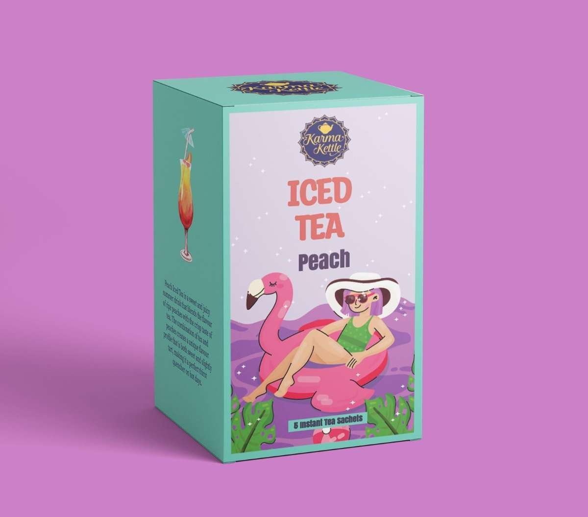 uk71W0KtbJ25L-1.jpg Karma Kettle Peach Premix Iced Tea Box - Fast UK Delivery - Image 1