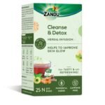 Zandu Cleanse & Detox Herbal Infusion: Use This Tea Bag to Give Your Body the Gift of Good Health |Helps Improve Skin Glow & Detoxifies the Body | Supports Holistic Health(25 Tea bags)