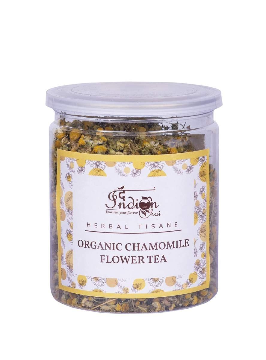 uk71XEeUn73S-1.jpg The Indian Chai - Organic Chamomile Flower tea 50 grams - Fast UK Delivery - Image 1