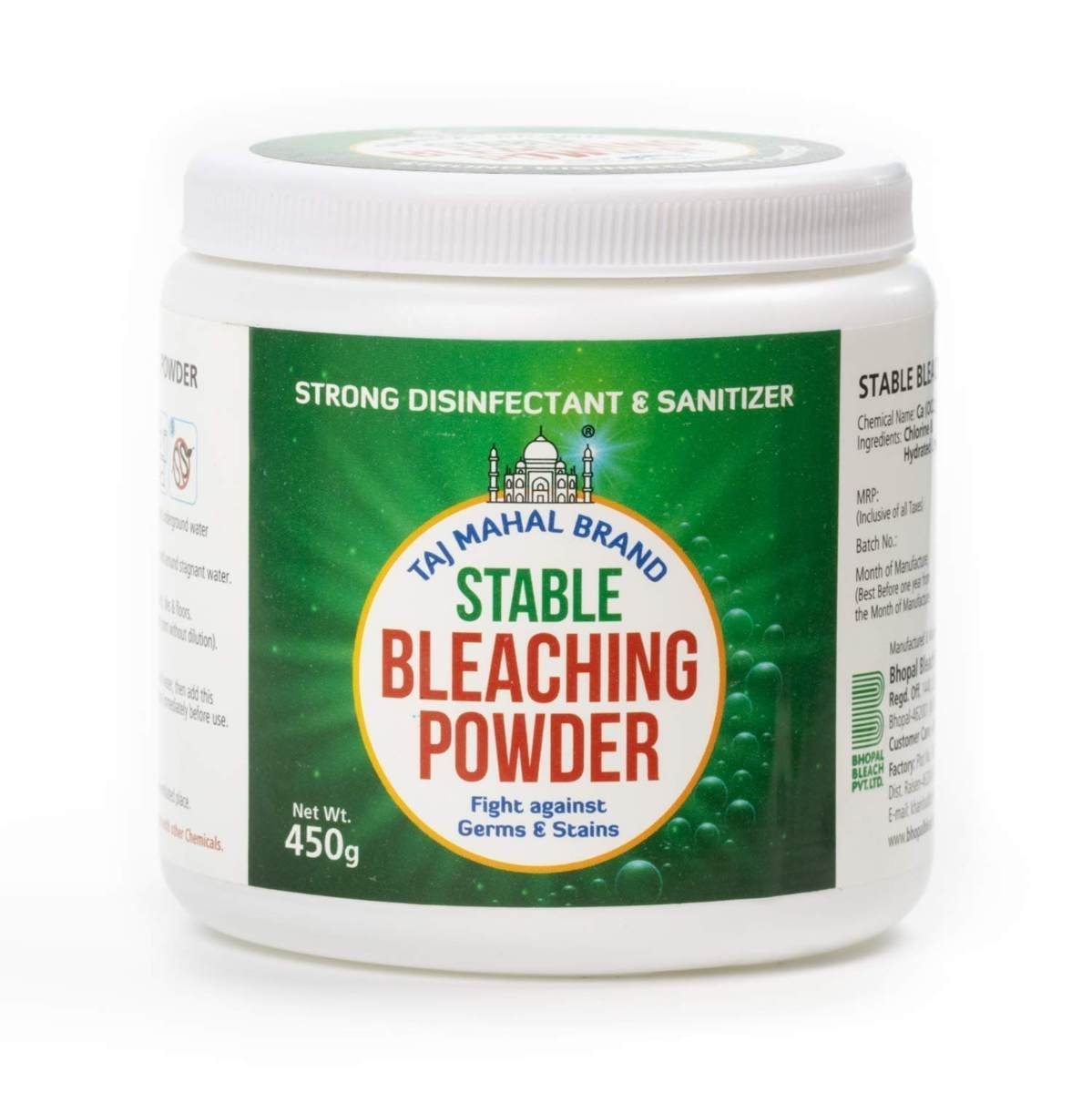 uk71Z4l4TXViL-1.jpg TAJ MAHAL BRAND White Bleaching Powder 450gm Disinfectant Helps Remove Stain Sanitation Household Kitchen Floor Toilet Tiles Cleaner 1 Piece - Fast Shipping to USA & Canada - Image 1
