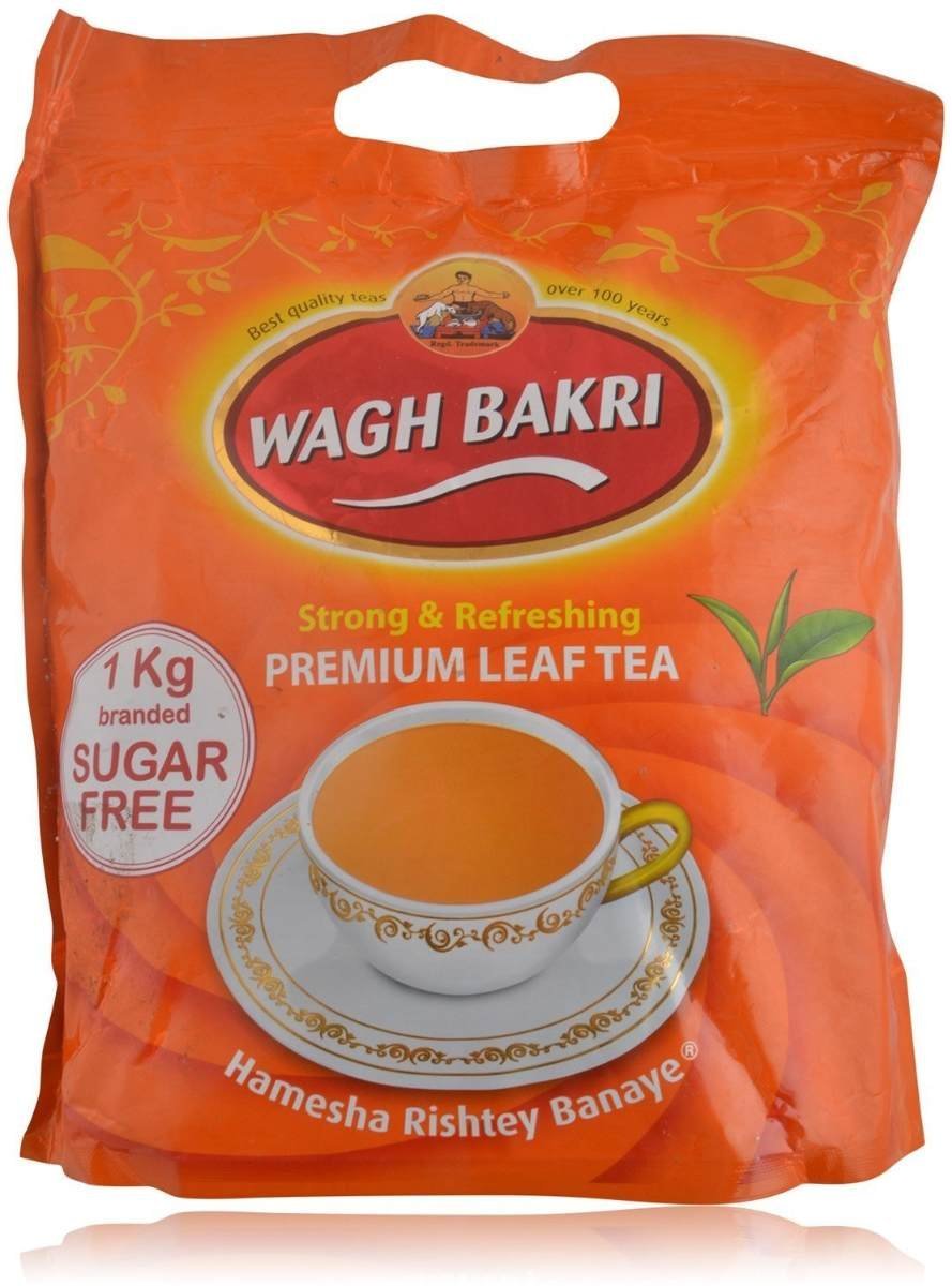 uk71ZXrNTGPiL-1.jpg Wagh Bakri Premium Tea Leaf, 1kg Pouch - Fast UK Delivery - Image 1