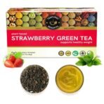 TEACURRY Strawberry Green Tea (1 Month Pack, 30 Tea Bags) - Sweet Flavour of Strawberry | Immune With Vitamin-C | Made with Pure Leaf & Natural Ingredients - Fast Shipping to USA & Canada