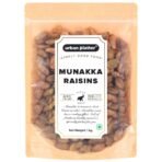 Urban Platter Afghan Munakka Raisins (Kishmish), 1Kg - Fast UK Delivery
