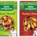 Tata Sampann Chicken Masala with Natural Oils, Crafted by Chef Sanjeev Kapoor, 100g & Tata Sampann Chaat Masala with Natural Oils, Crafted by Chef Sanjeev Kapoor, 100g - Fast UK Delivery