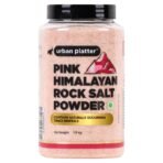Urban Platter Pink Himalayan Rock Salt Powder, 1.5kg (Unrefined | Additive Free | 100% Pink Rock Salt | Sendha Salt | PET Jar) - Fast UK Delivery