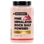 Urban Platter Pink Himalayan Rock Salt Powder, 1.5kg (Unrefined | Additive Free | 100% Pink Rock Salt | Sendha Salt | PET Jar) - Fast UK Delivery