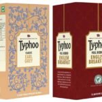 Typhoo Luxurious Flavoured Earl Grey Tea Bags (25 Tea Bags) & Typhoo Distinctive English Breakfast Black Tea Bags (25 Tea Bags) - Fast UK Delivery