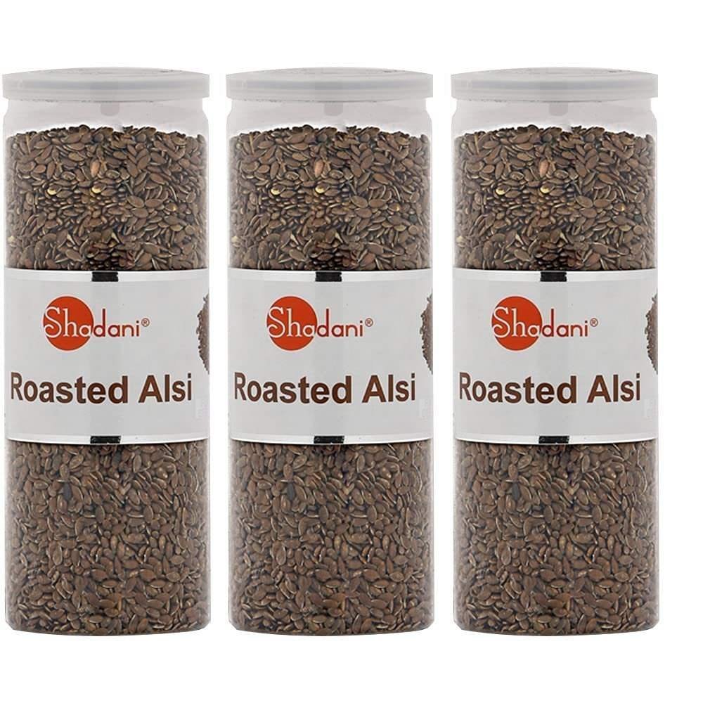 uk71abddCVt3S.jpg Shadani Roasted Alsi ( Combo Pack of 180g X 3 ) - Fast UK Delivery - Image 1