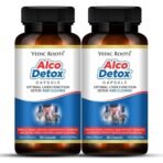 Vedic Roots Alco Liver Detox Capsule Liver Support Supplement|Alcoholic/Fatty Liver Cleanse Ayurvedic Medicine|Recover Liver Health|Improves Liver Function,appetites Digestion - 120 Capsule - Fast UK Delivery
