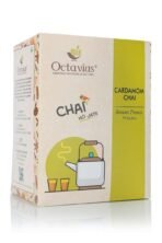 Octavius | Cardamom Premix Tea - 50 Pouches | Elaichi Chai | Readymade Tea Mix | Ready Tea | Premix Tea Powder | Instant Tea | Tea Premix | Economy Pack - (15 Gm X 50 Sachets) - Fast UK Delivery