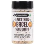 Urban Platter Everything Bagel Seasoning, 100g (Classic American Seasoning Blend with Onion Flakes, Garlic, Sesame Seeds and Sea Salt | Season toasts, breads and Salads) - Fast UK Delivery