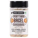Urban Platter Everything Bagel Seasoning, 100g (Classic American Seasoning Blend with Onion Flakes, Garlic, Sesame Seeds and Sea Salt | Season toasts, breads and Salads) - Fast UK Delivery