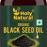 Holy Natural Cold-Pressed Organic Black Seed/Nigella Sativa/Kalonji Seeds Oil (300ml, For Edible, Hair and Skin Care | Weight loss, Immunity Booster | Skin Glow, Skin Softness. - Fast UK Delivery