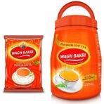 Wagh Bakri Premium Leaf Tea, Poly Pack, 500g & Premium Leaf Tea Jar, 1kg - Fast UK Delivery