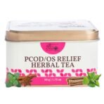 The Indian Chai - Pcod/Os Relief Tea for 50Grams With Spearmint Tea, Flax Seed, Chasteberry Etc, Helps With Acne, Facial Hair Growth, Scalp Hair Loss Related To Hormonal Imbalance - Fast UK Delivery