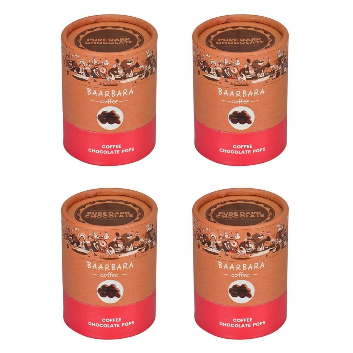 uk71cMhm87wL-1.jpg Baarbara Chocolate | Coffee Chocolate Pops | Pure Dark Chocolate Pops (Pack of 4) - Fast Shipping to USA & Canada - Image 1