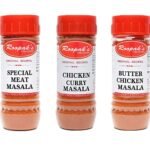 ROOPAK'S PIK-N-PAY Roopak's-Combo Pack Of Special Meat Masala + Chicken Curry Masala + Butter Chicken Masala(Pack Of 3,100Gm Each) - Fast UK Delivery