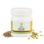 Kerala Ayurveda Dhanwantharam Pills| For Acidity| Eases Belching & Bloating| Better Digestive Health| For Pre & Post-delivery Abdominal Gas & Discomfort| Herbal & Natural | With Kirathatiktha, Karpoora in Jeeraka Kwath | 50 Tablets - Fast UK Delivery